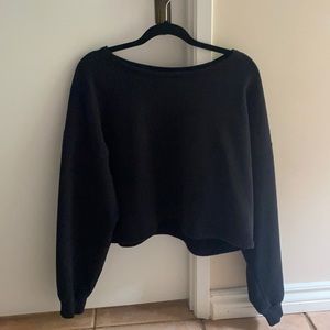 The group aritzia black sweater